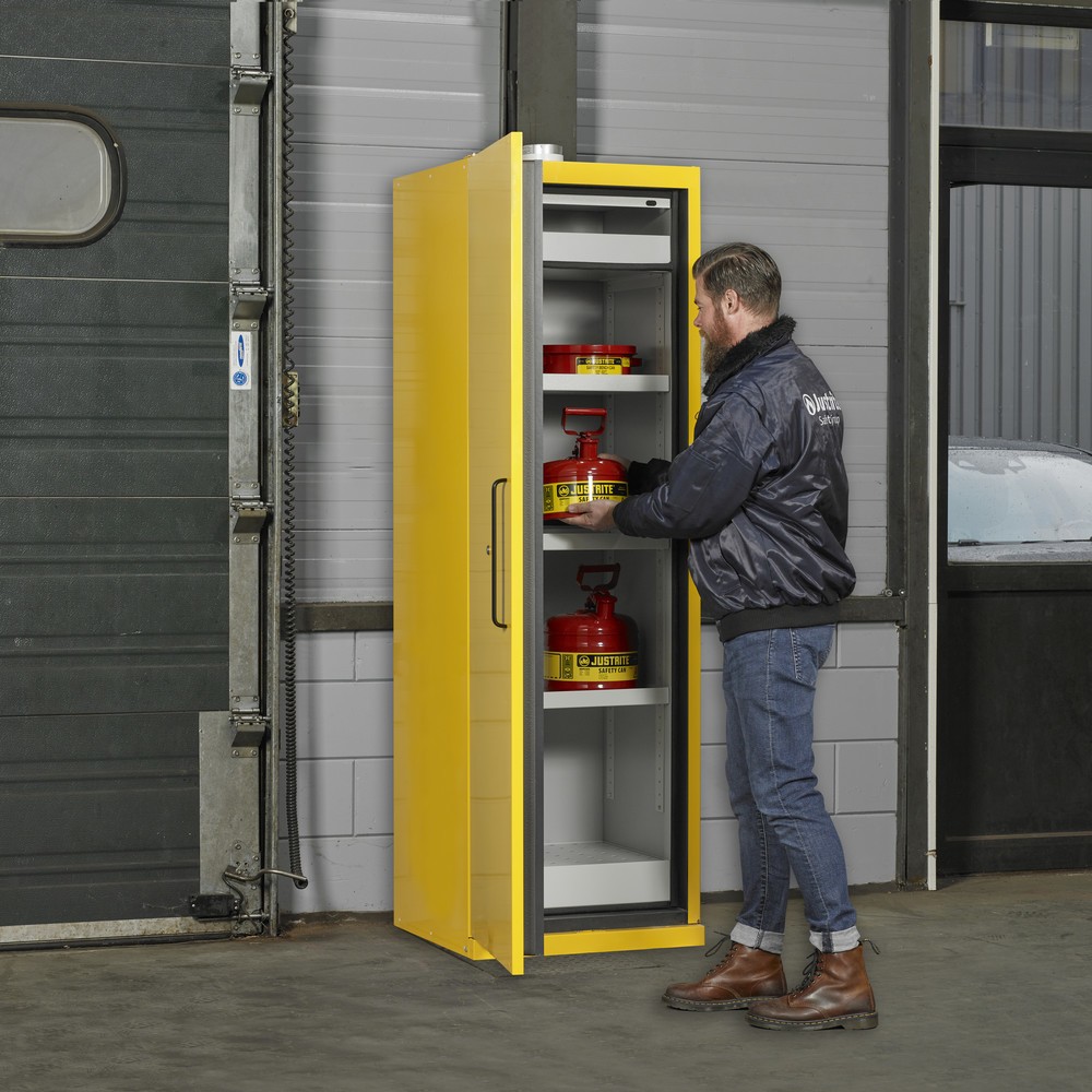 N° de l'image du produit 2 : Armoire coupe-feu EN F90 Justrite®, 1 vantail