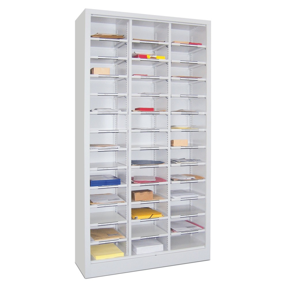 Illustration du produit: Armoire de tri PAVOY sans porte, 39 compartiments, bleu clair