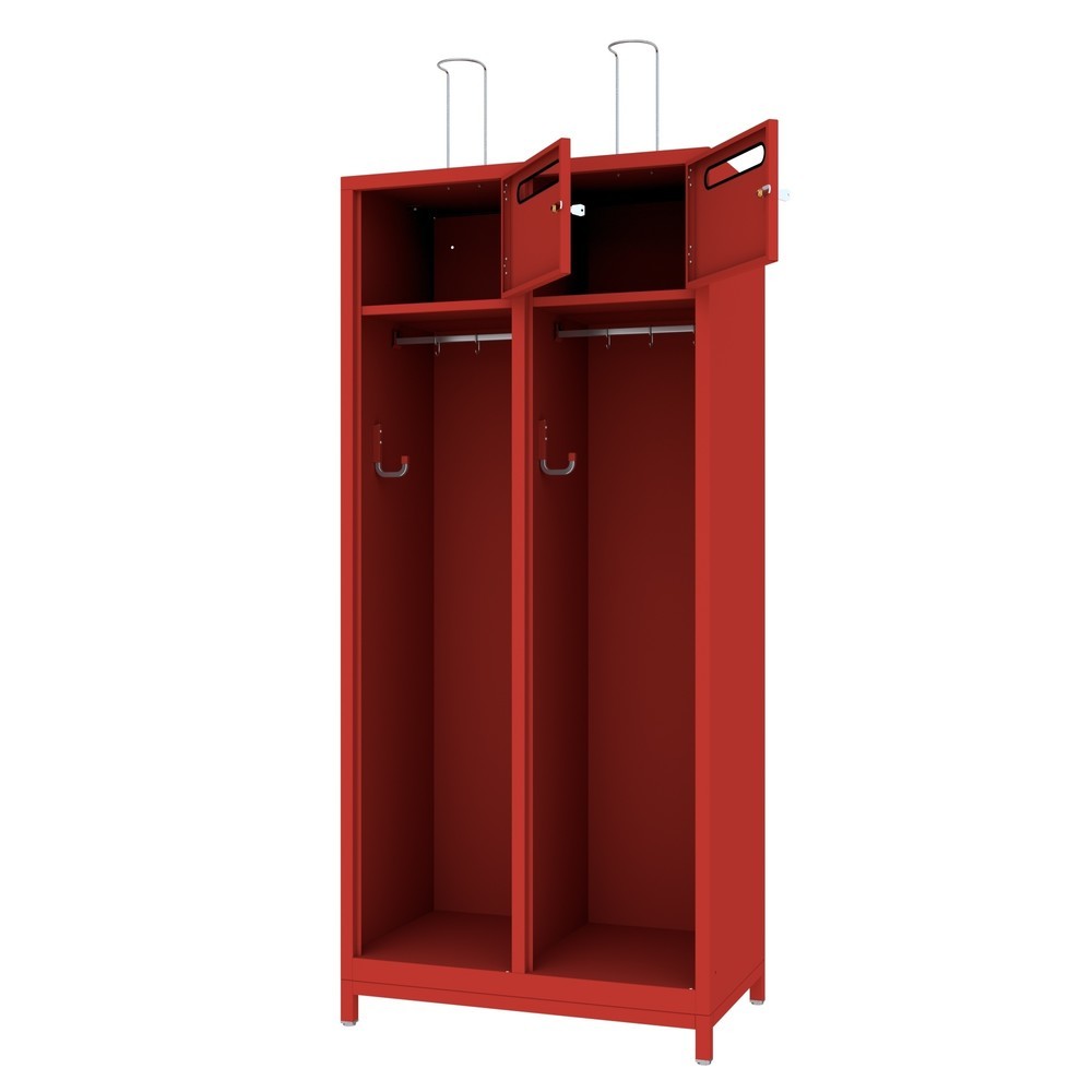 N° de l'image du produit 2 : Armoire incendie PAVOY avec compensation de niveau + fente intégrée, HxlxP 1 850 x 830 x 500 mm