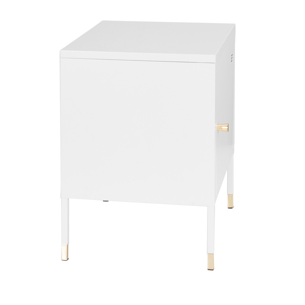 N° de l'image du produit 8 : Armoire métallique / meuble bas hjh OFFICE UMEO métal, blanc
