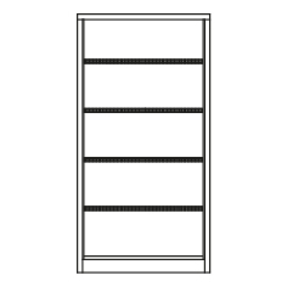 N° de l'image du produit 5 : Armoire pour charges lourdes PAVOY Premium, 4 tablettes, bleu clair, gris clair