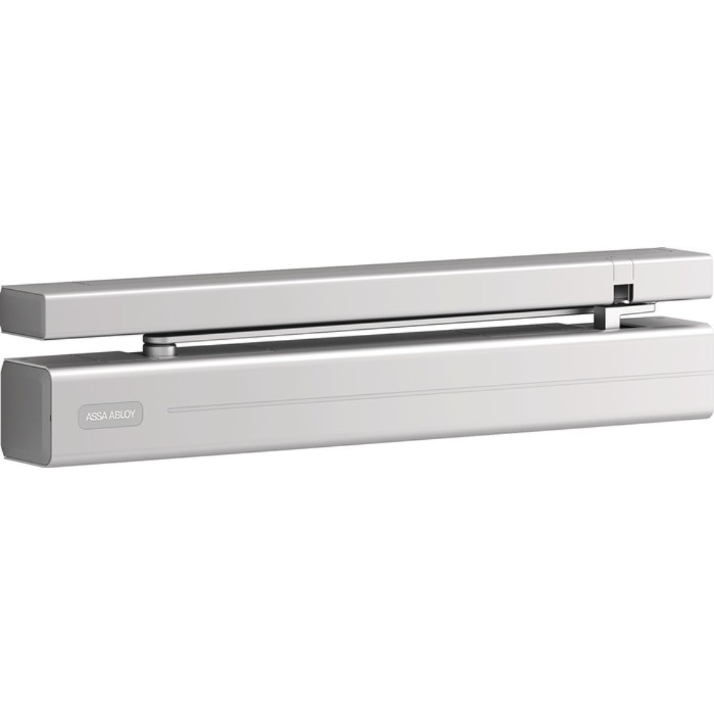 Produktabbildung: ASSA ABLOY Gleitschienentürschließer DC 700 CM, Normalmontage Bandseite EN 3-6, silber EN 3-6