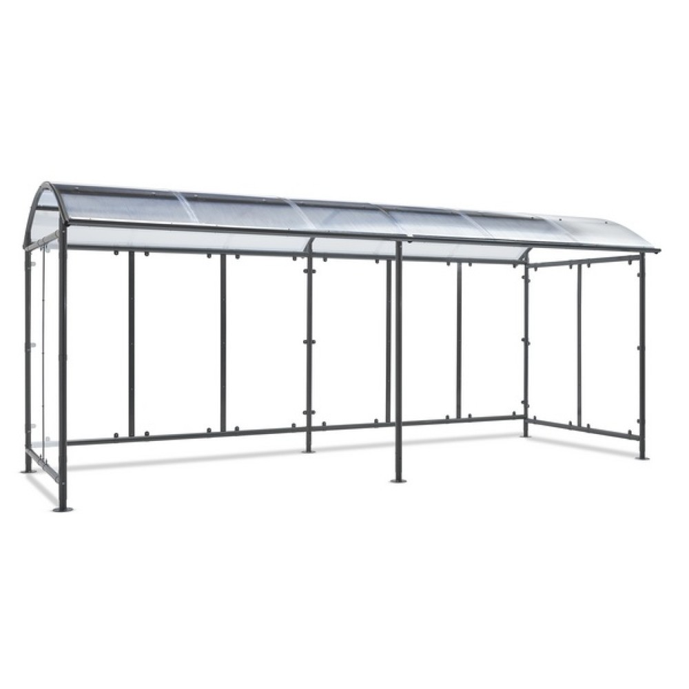 Produktabbildung: MOTTEZ Fahrradüberdachung zur Befestigung auf dem Basisunterstand