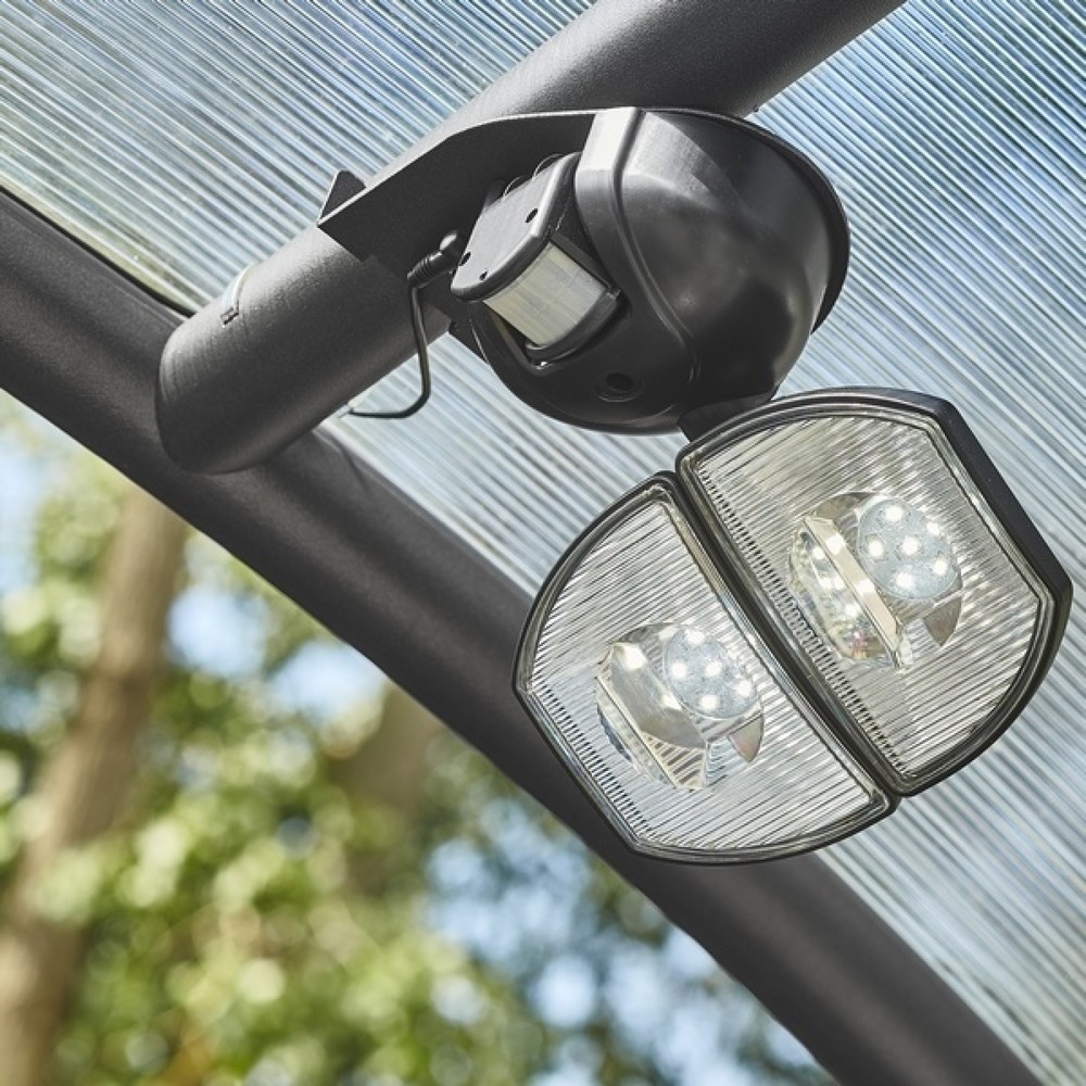 Produktabbildung Nr. 2: MOTTEZ Unterstand für 6 Fahrräder und 2 Scooter, Motorräder