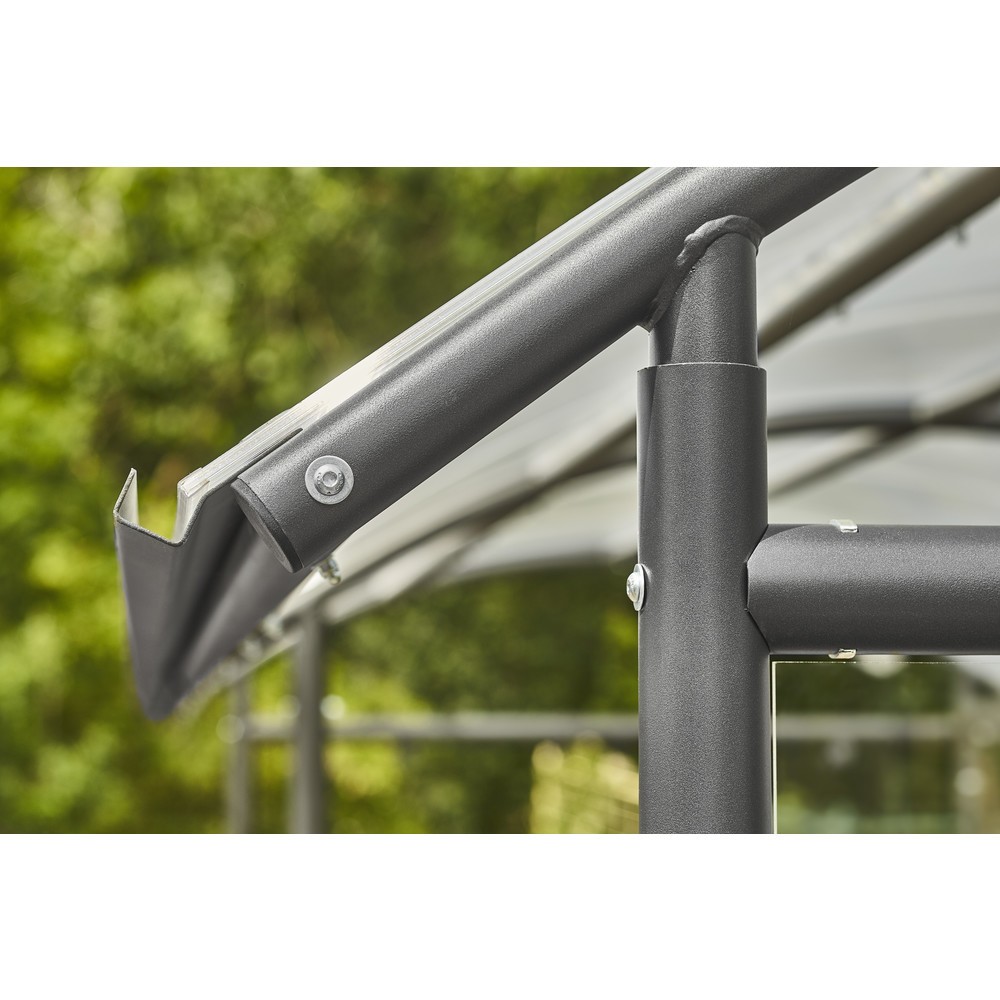 Produktabbildung Nr. 5: MOTTEZ Unterstand für 6 Fahrräder und 2 Scooter, Motorräder