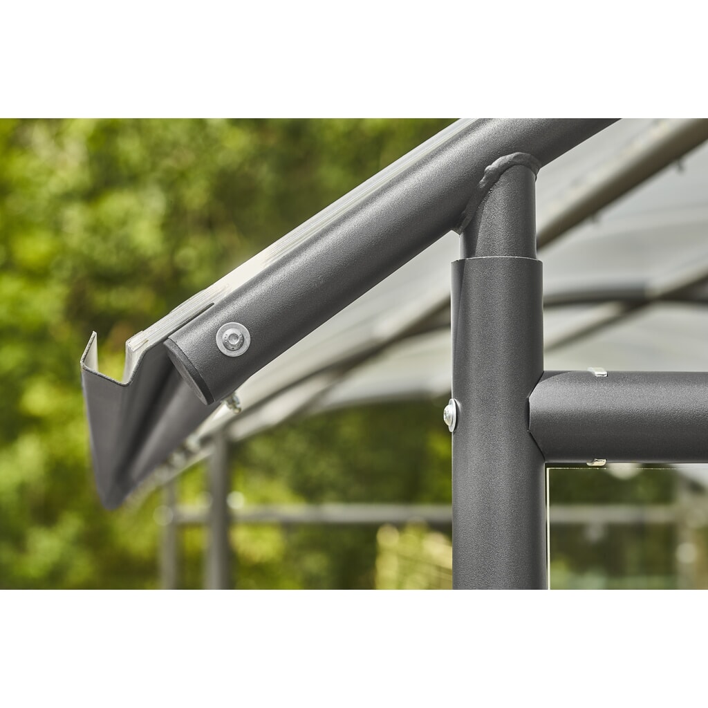 Produktabbildung Nr. 5: MOTTEZ Unterstand für 6 Fahrräder und 2 Scooter, Motorräder