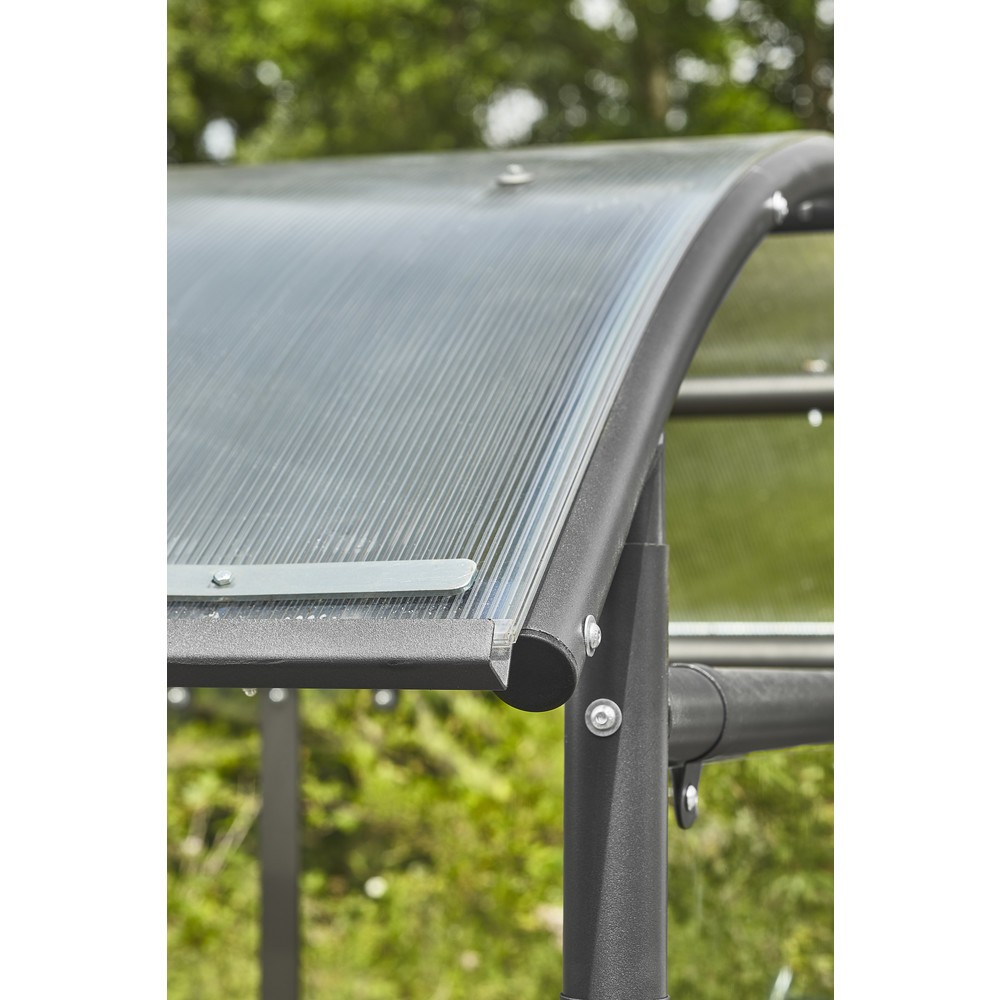 Produktabbildung Nr. 13: MOTTEZ Unterstand für 6 Fahrräder und 2 Scooter, Motorräder