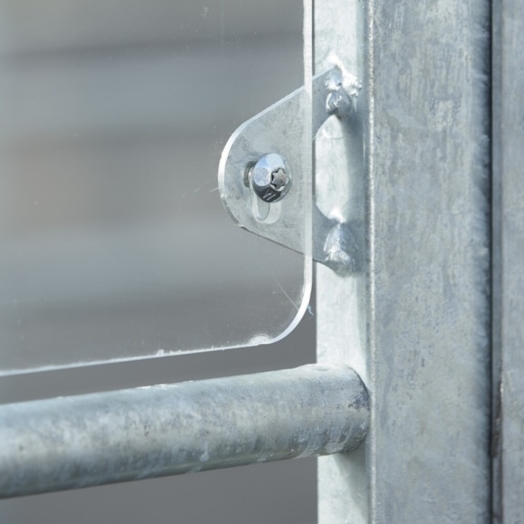 Produktabbildung Nr. 2: MOTTEZ Überdachung für geschlossenen Fahrradunterstand