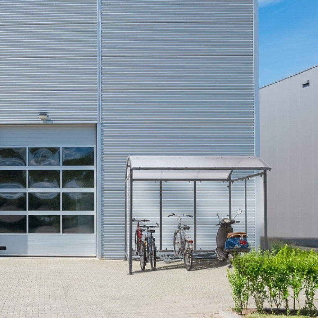 MOTTEZ Unterstand für 6 Fahrräder und 2 Scooter, Motorräder Produktabbildung Nr. 14: MOTTEZ Unterstand für 6 Fahrräder und 2 Scooter, Motorräder