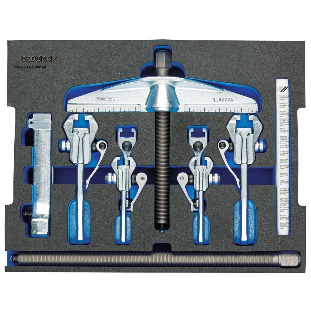 Produktabbildung Nr. 1: GEDORE Abzieher-Sortiment, 2/2 L-BOXX 136 Modul 1100 CT2-1.04/12A