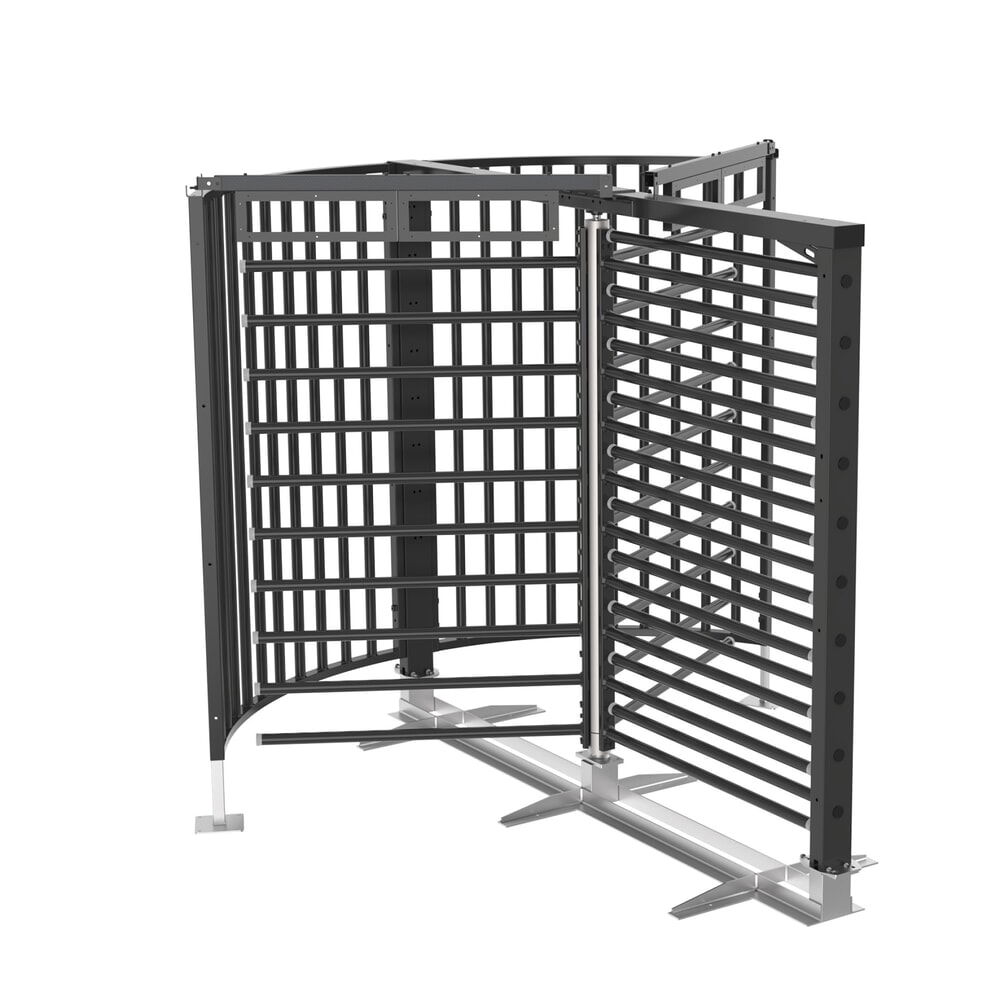 Produktabbildung: Mannus Drehkreuz DK 43/8 STR RAL0000HR