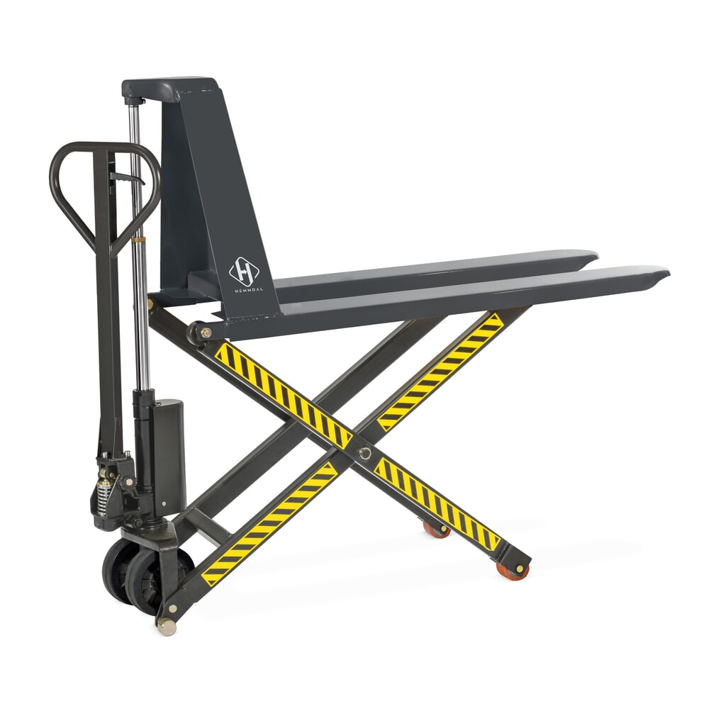 Produktabbildung: Scherenhubwagen HEMMDAL PTM 1.0 Scissor, Tragfähigkeit 1.000 kg, Gabellänge 1.150 mm, Polyurethan, Einfachrolle