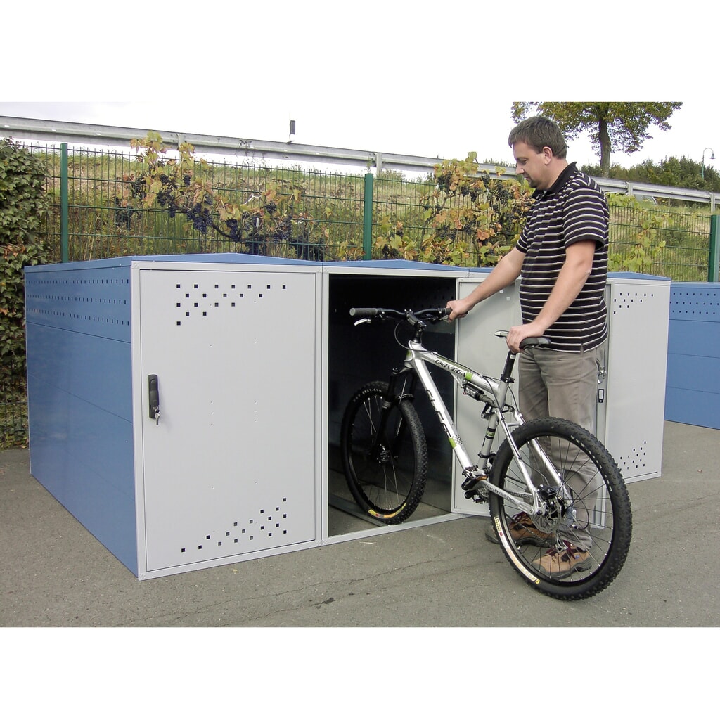 Produktabbildung Nr. 3: Fahrradgarage komplett, HxBxT 1.250 x 800 x 2.050 mm