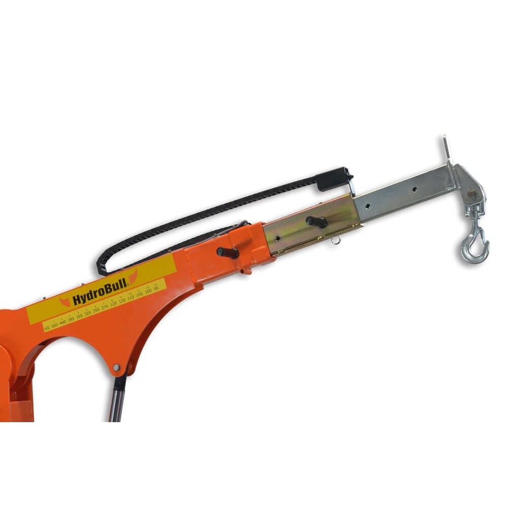 Produktabbildung Nr. 8: HydroBull® elektrischer Gegengewichts-Werkstattkran, Tragkraft max. 500 kg, manueller Fahrantrieb