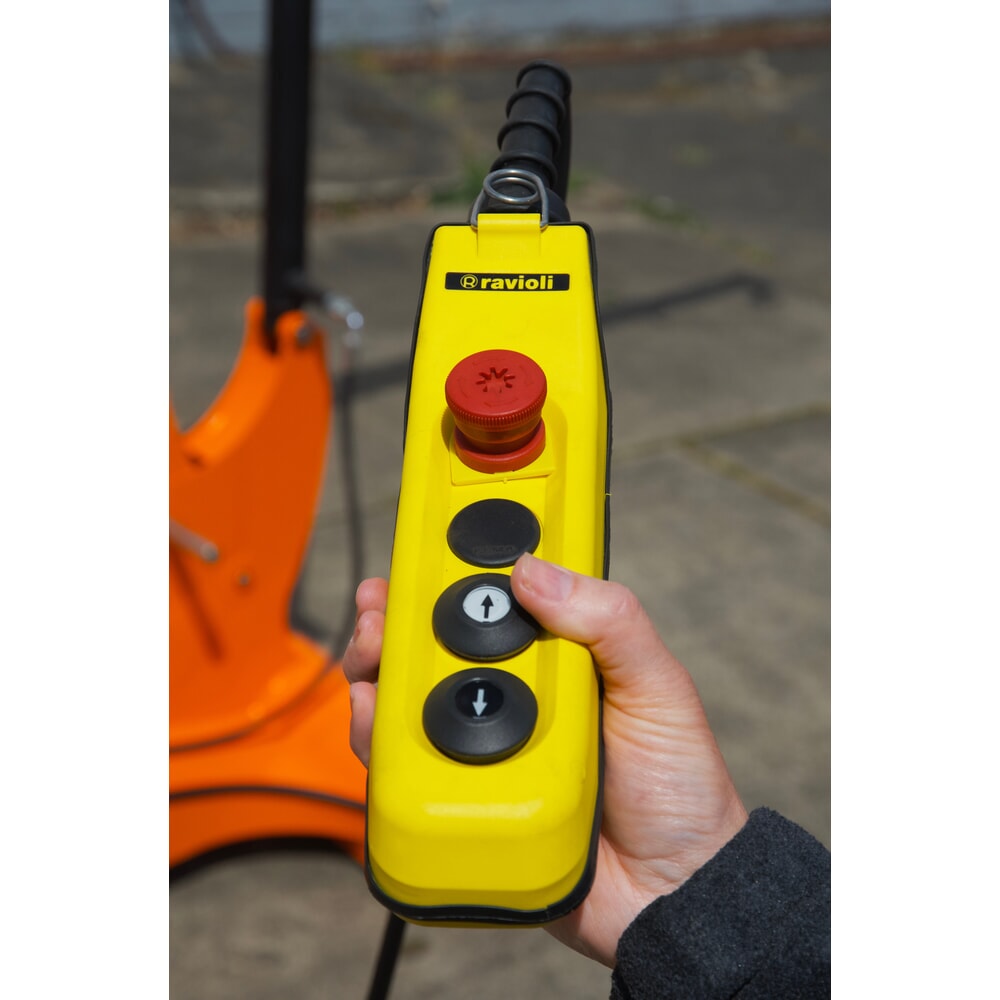 Produktabbildung Nr. 11: HydroBull® elektrischer Gegengewichts-Werkstattkran, Tragkraft max. 500 kg, manueller Fahrantrieb