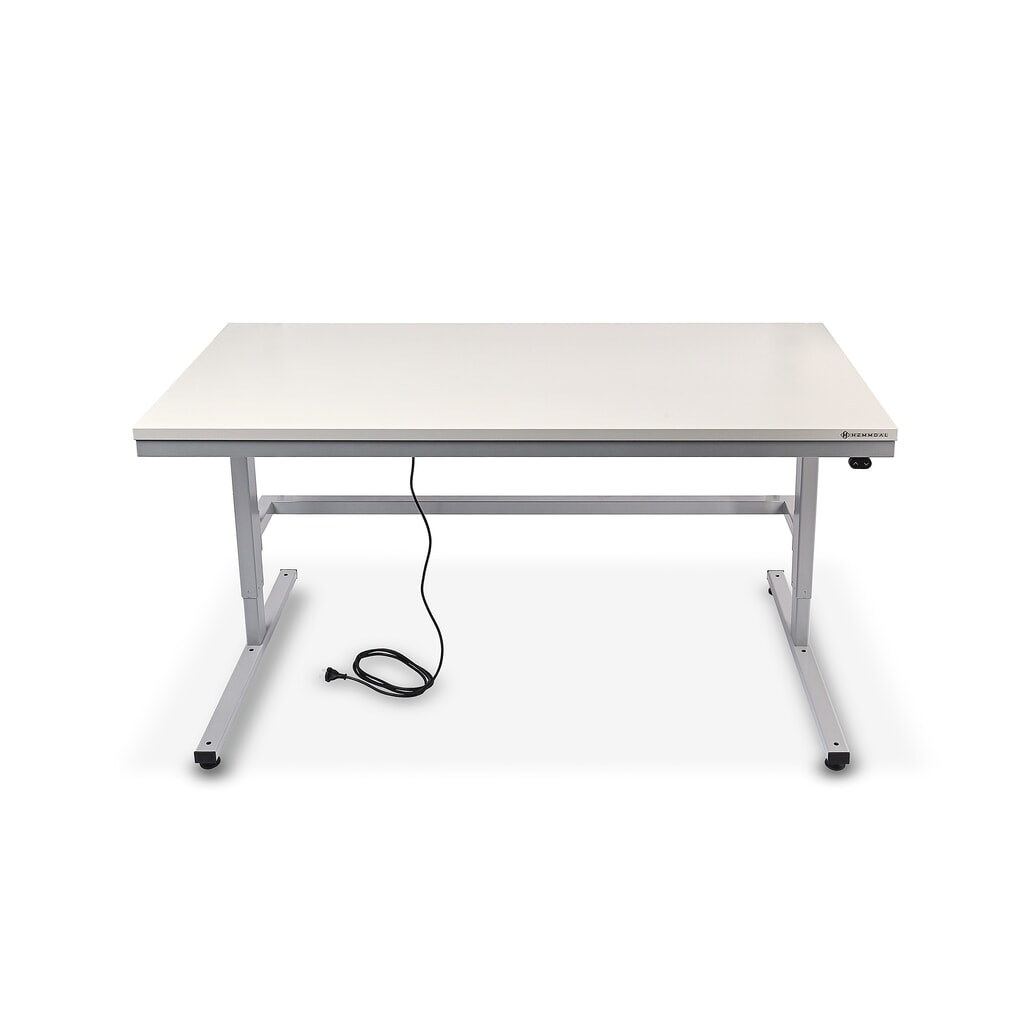 HEMMDAL Elektrisch höhenverstellbarer Packtisch ERGO 2, Grundtisch, Tragfähigkeit 200 kg, HxBxT 720-1.220 x 1.600 x 750 mm Produktabbildung: HEMMDAL Elektrisch höhenverstellbarer Packtisch ERGO 2, Grundtisch, Tragfähigkeit 200 kg, HxBxT 720-1.220 x 1.600 x 750 mm