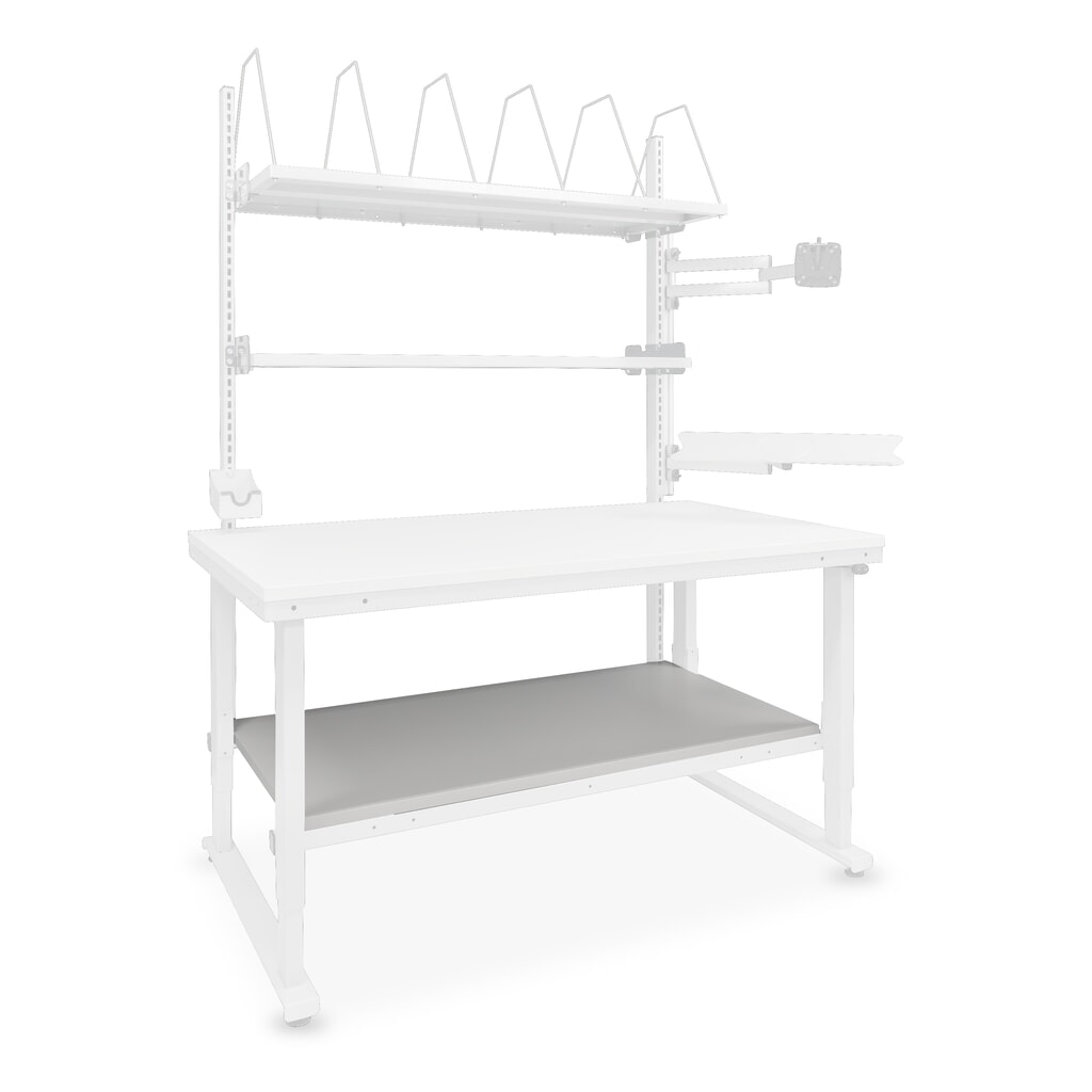 Zwischenboden für HEMMDAL Packtisch ERGO 4, inkl. Befestigungsmaterial, Tragfähigkeit 50 kg, BxT 1.600 x 900 mm Produktabbildung: Zwischenboden für HEMMDAL Packtisch ERGO 4, inkl. Befestigungsmaterial, Tragfähigkeit 50 kg, BxT 1.600 x 900 mm