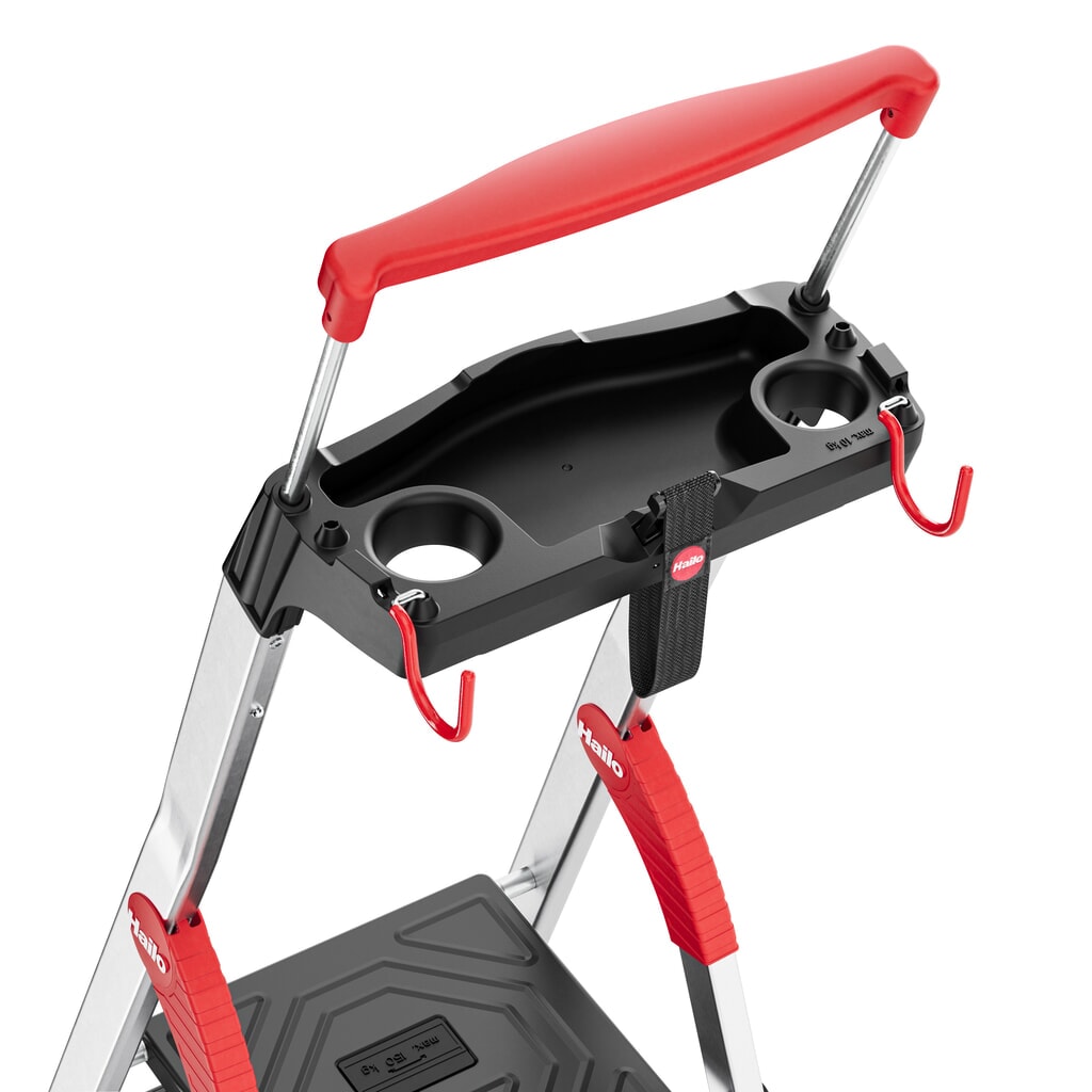 Produktabbildung Nr. 4: Hailo Stufen-Stehleiter L100 TopLine, Standhöhe 0,63 m