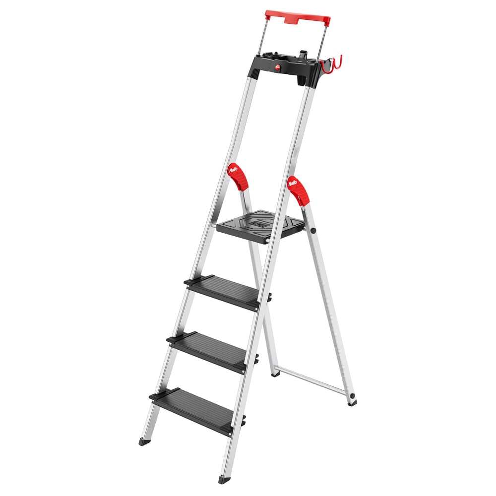 Produktabbildung: Hailo Stufen-Stehleiter L100 TopLine, Standhöhe 0,85 m