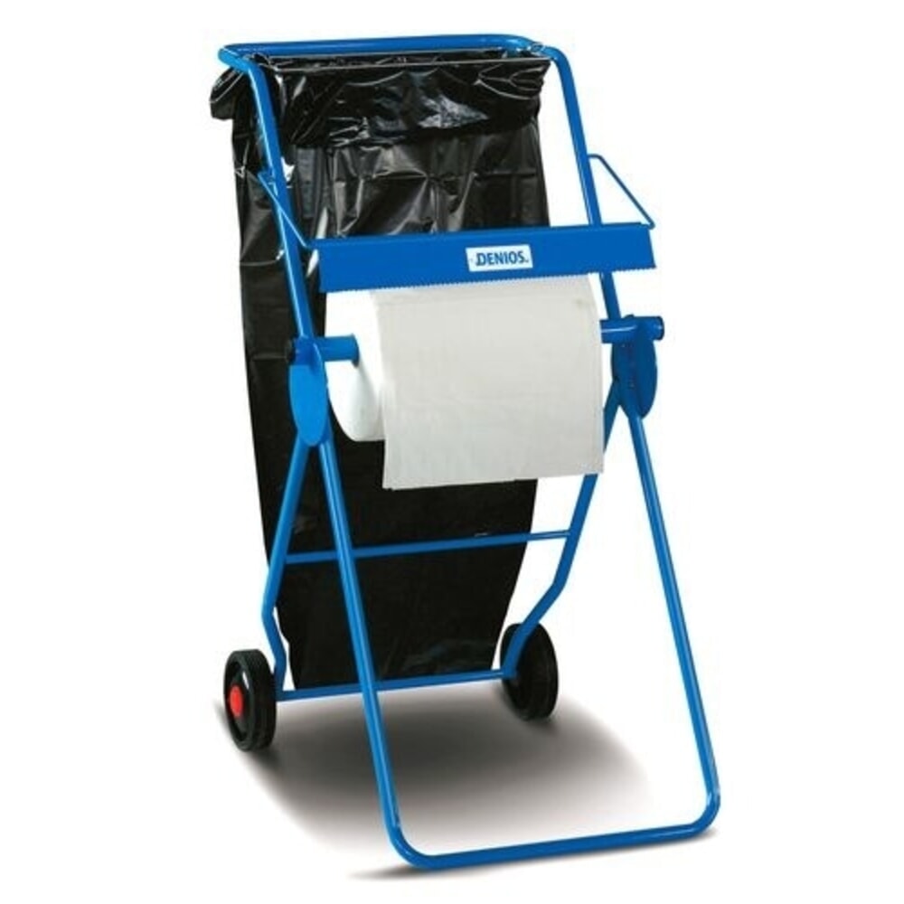 Produktabbildung: DENSORB Abrollständer für Denios Bindevlies-Rollen bis 40 cm, mit Halterahmen