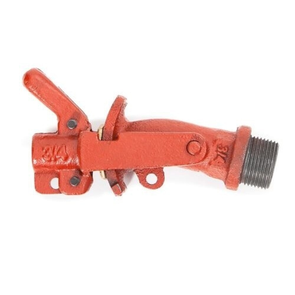 Produktabbildung: Denios Fasshahn aus Grauguss mit Messingverschlussplatte, Gewinde-Ø 3/4 Zoll