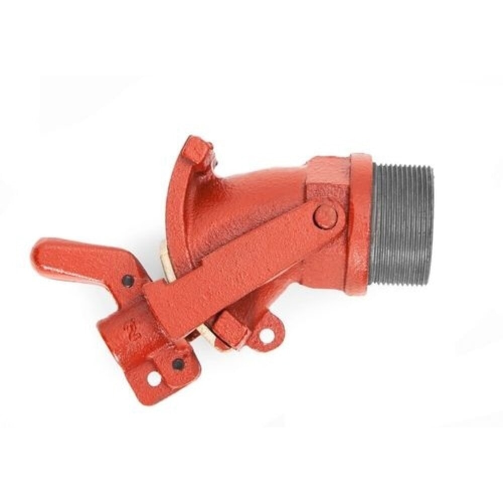 Produktabbildung Nr. 1: Denios Fasshahn aus Grauguss mit Messingverschlussplatte, Gewinde-Ø 2 Zoll