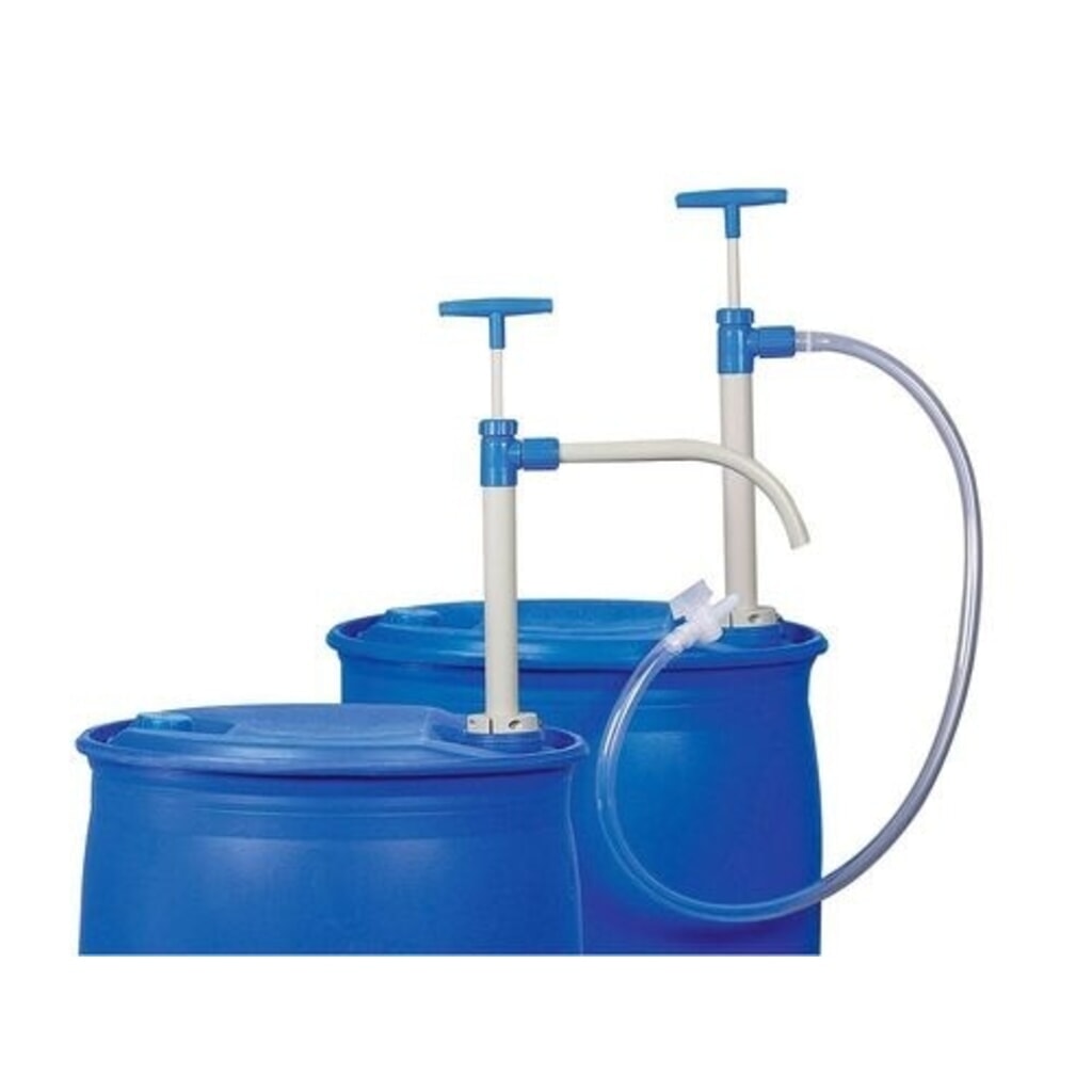 Denios Fasspumpe P 8 aus Polypropylen (PP), mit Auslaufbogen, 800 mm Tauchtiefe Produktabbildung: Denios Fasspumpe P 8 aus Polypropylen (PP), mit Auslaufbogen, 800 mm Tauchtiefe