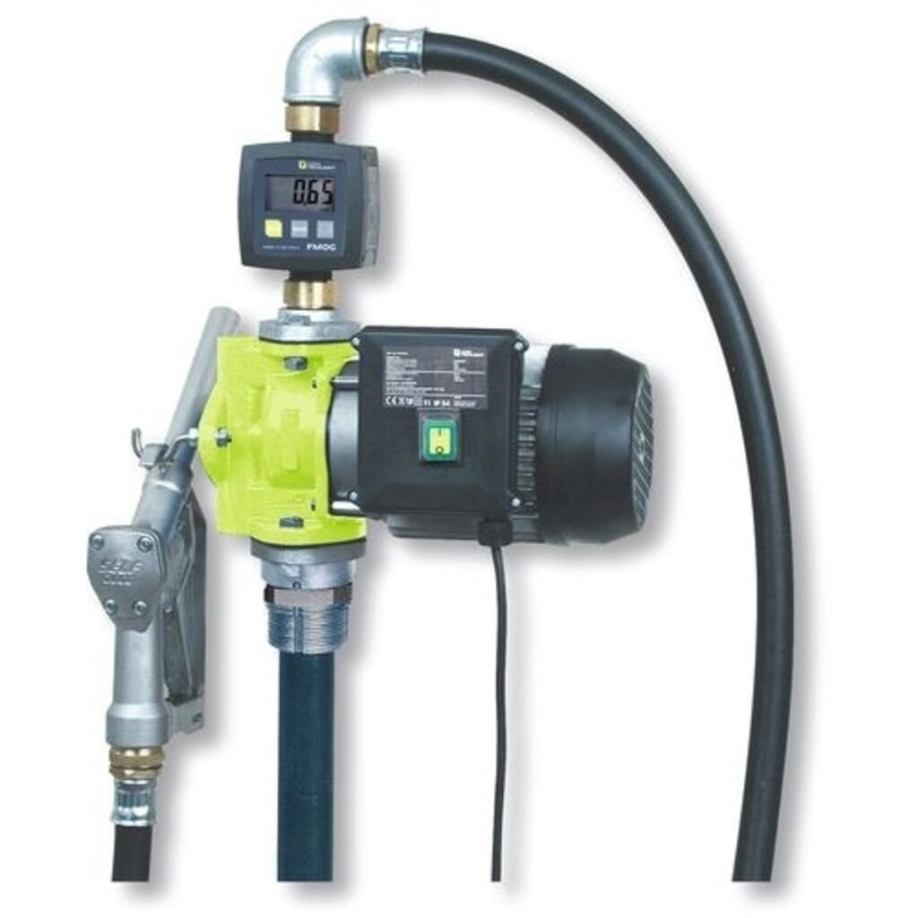 Produktabbildung: Denios Elektrische Fasspumpe V, mit Ölzapfventil, 840 mm Tauchtiefe