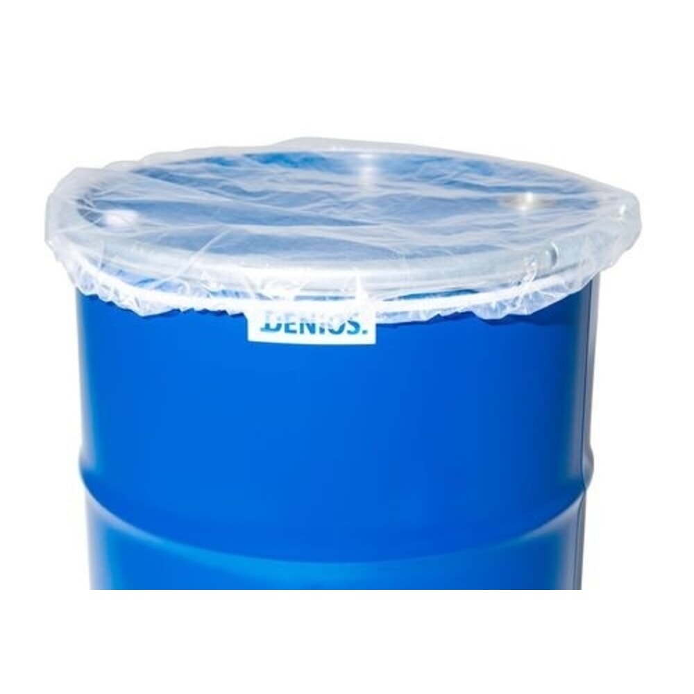 Produktabbildung: Fasshaube für Denios Fässer mit Durchmesser bis 620 mm, transparent, 10 Stück