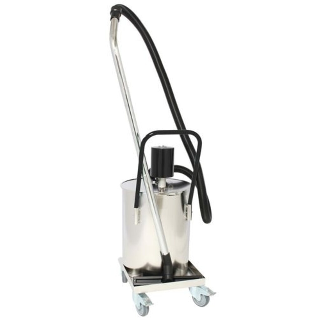 Denios Flüssigkeitssauger ATEX, inkl. rollbarem 50-l-Flüssigkeitsbehälter Produktabbildung: Denios Flüssigkeitssauger ATEX, inkl. rollbarem 50-l-Flüssigkeitsbehälter