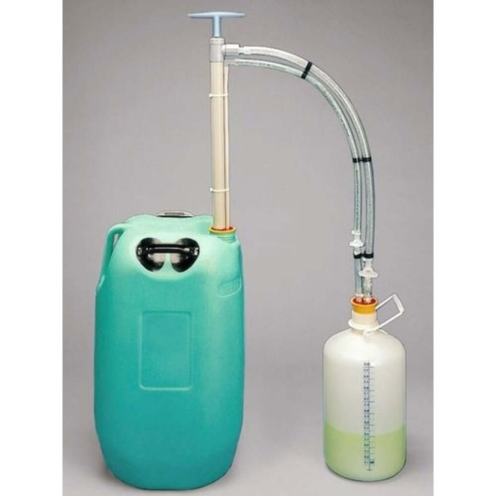 Produktabbildung Nr. 1: Denios Fasspumpe aus Polypropylen, gasdicht, mit Universal-Adapter