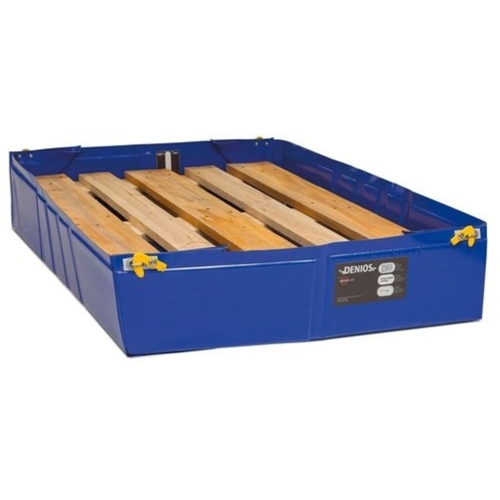 Produktabbildung: Denios Faltbare Mehrweg-Auffangwanne aus Kunststoff, Auffangvolumen 25 l, HxBxT 125 x 350 x 700 mm