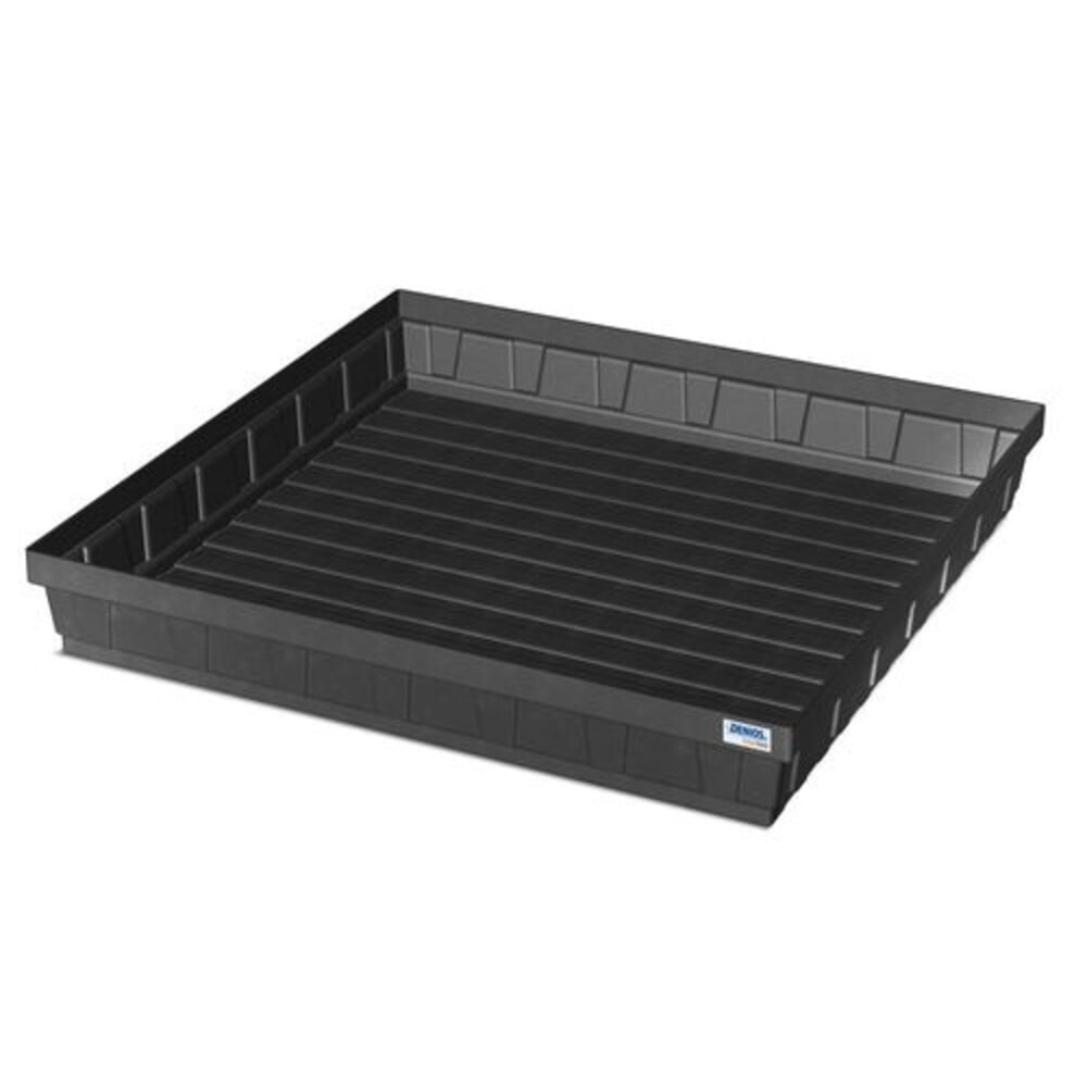 Produktabbildung: Denios Kleingebinde-Auffangwanne base-line aus PE, Höhe 160 mm, ohne Ablauf, ohne Gitterrost, Auffangvolumen 52 l