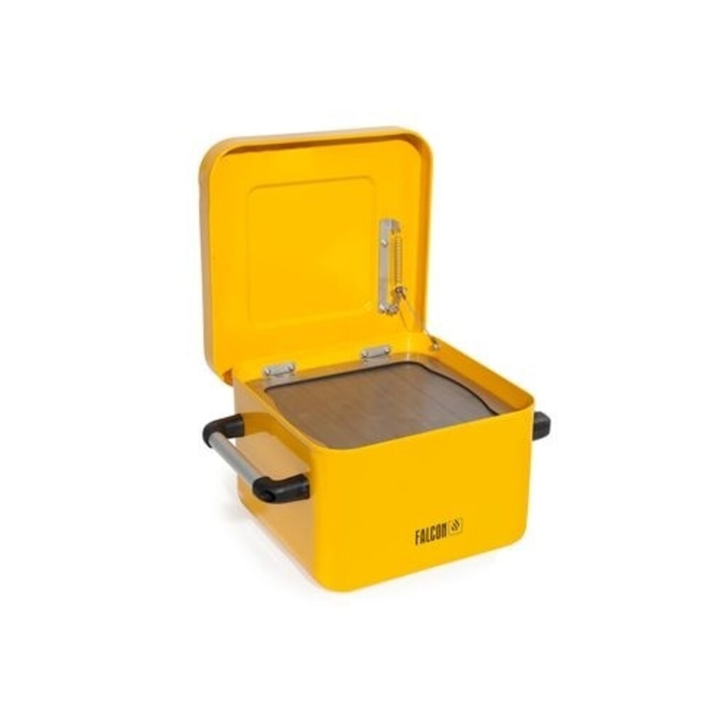 Denios Kleinteilereiniger FALCON aus Stahl, Erdungsanschluss, lackiert, mit Eintauchsieb, 10 l Produktabbildung: Denios Kleinteilereiniger FALCON aus Stahl, Erdungsanschluss, lackiert, mit Eintauchsieb, 10 l