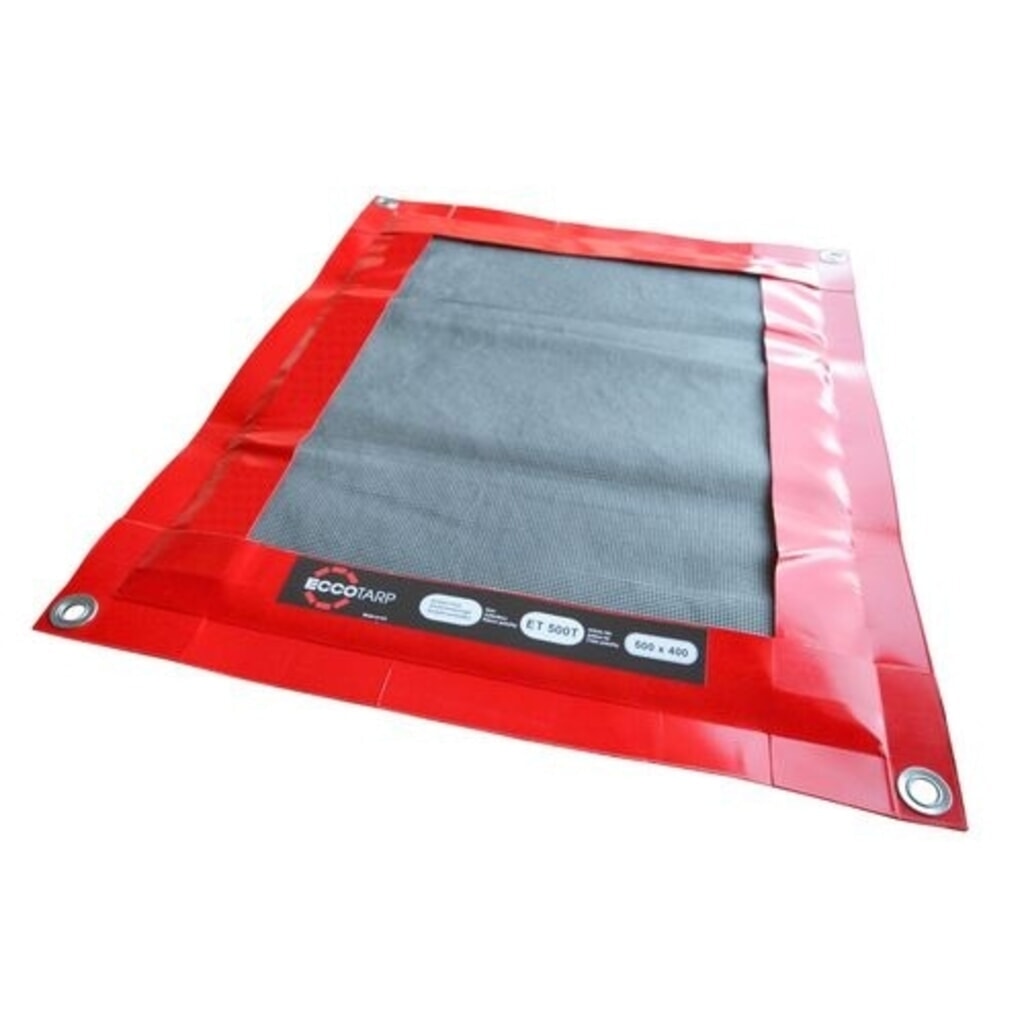 Produktabbildung: Denios Faltbare Mehrweg-Tropf-Auffangwanne aus Kunststoff mit auswechselbarem Bindemittel, Auffangvolumen 1 l, BxT 480 x 580 mm