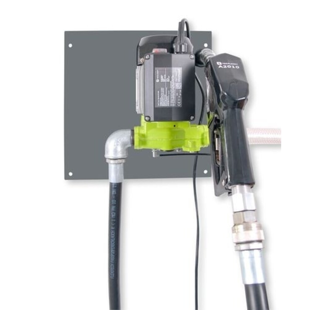Produktabbildung: Denios Elektrische Fasspumpe TP 6, mit Automatikzapfventil, 1600 mm Tauchtiefe, für Wandmontage