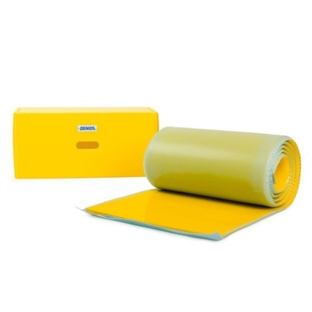 Produktabbildung: Denios Kanalschutz Abdichtmatte aus Polyurethan, HxBxT 8 x 3000 x 450 mm, inkl. Schutzbox