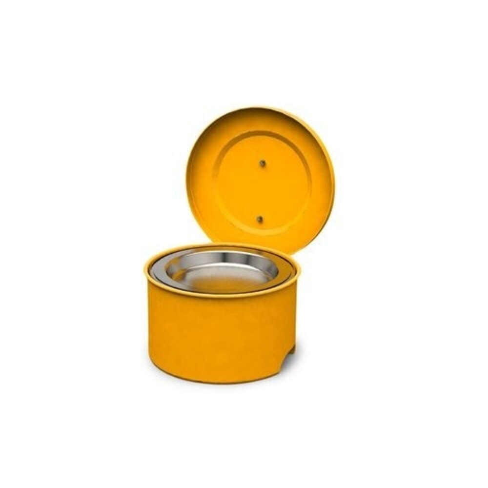 Produktabbildung: Denios Kleinteilereiniger FALCON aus Stahl, lackiert, mit Eintauchsieb, 4 l