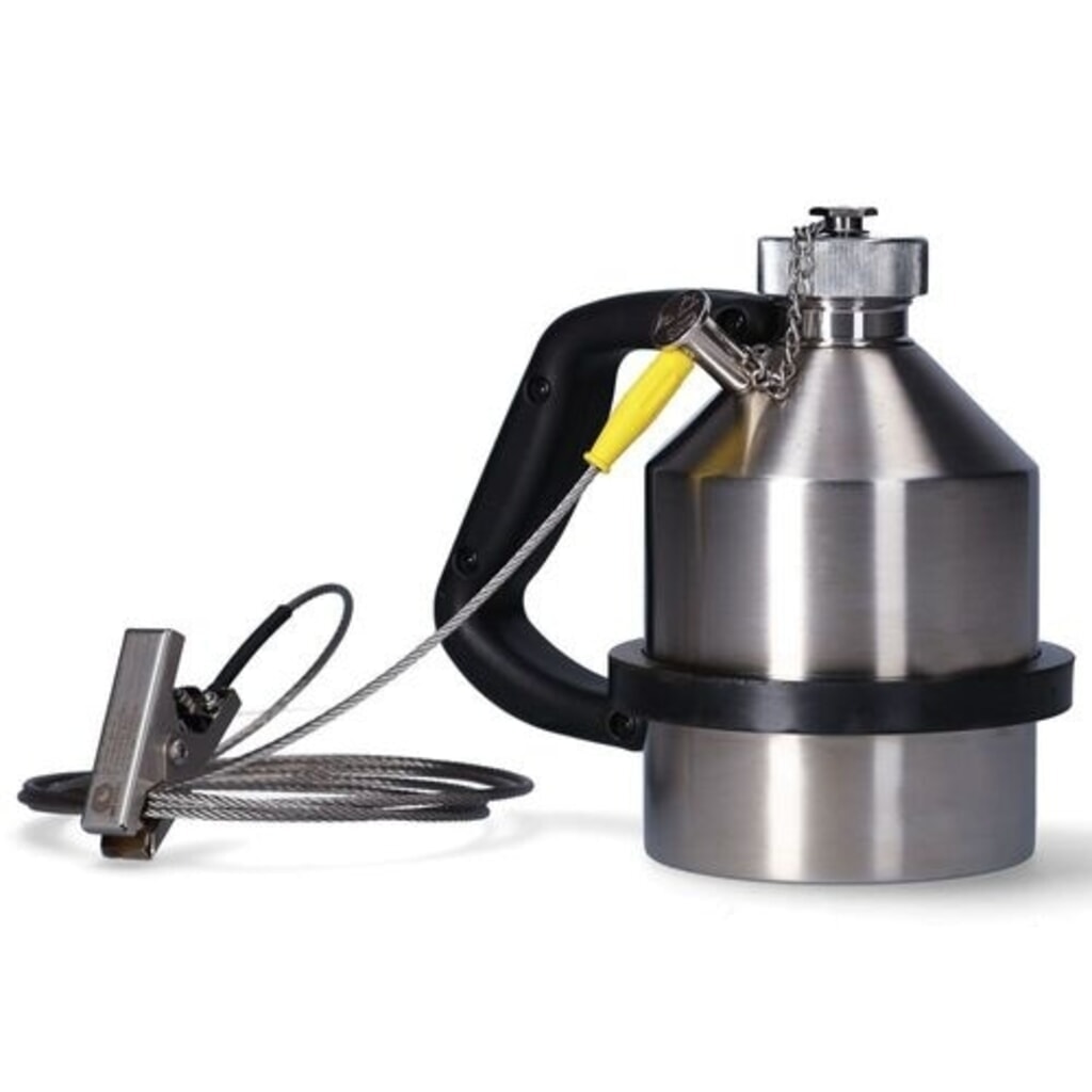 Denios Sicherheitskanne FALCON aus Edelstahl, Erdungsanschluss, Schraubkappe, 1 l Produktabbildung: Denios Sicherheitskanne FALCON aus Edelstahl, Erdungsanschluss, Schraubkappe, 1 l