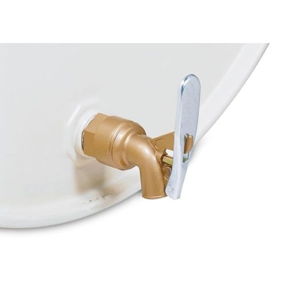 Produktabbildung Nr. 2: Denios selbstschließender Feindosierhahn aus Zinkspritzguss, Gewinde-Ø 3/4 Zoll