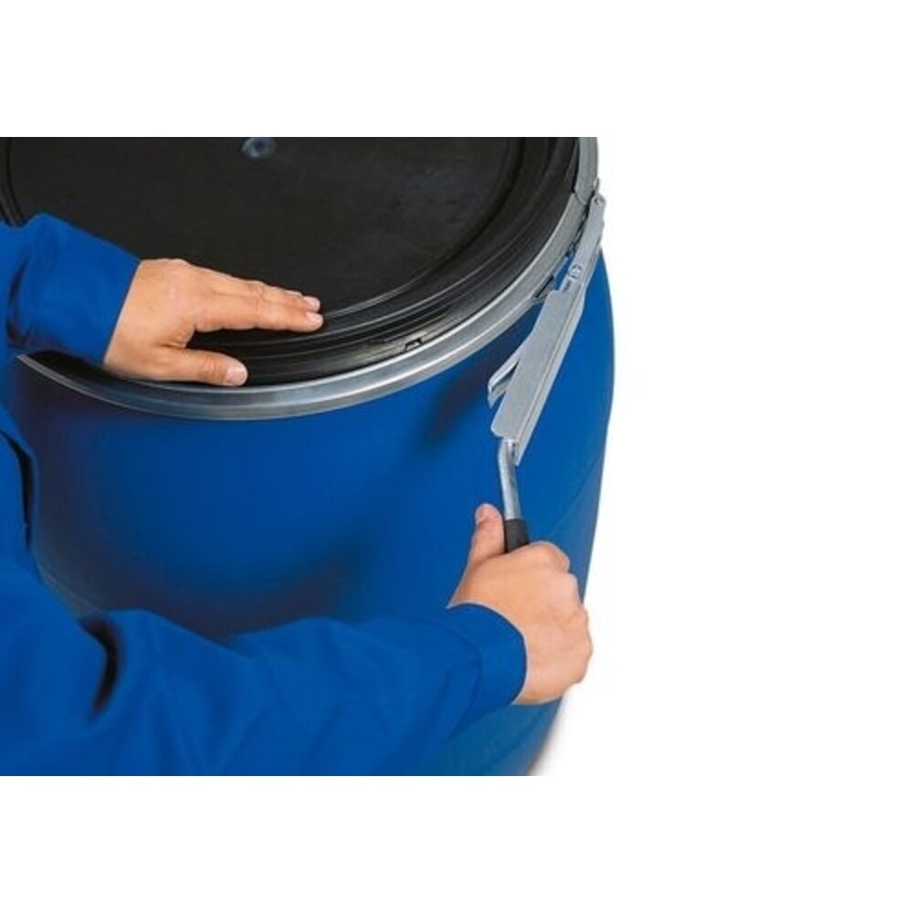 Produktabbildung Nr. 2: Gebindehebel mit Kunststoffgriff für Denios-Fässer, zum leichten Öffnen und Schließen