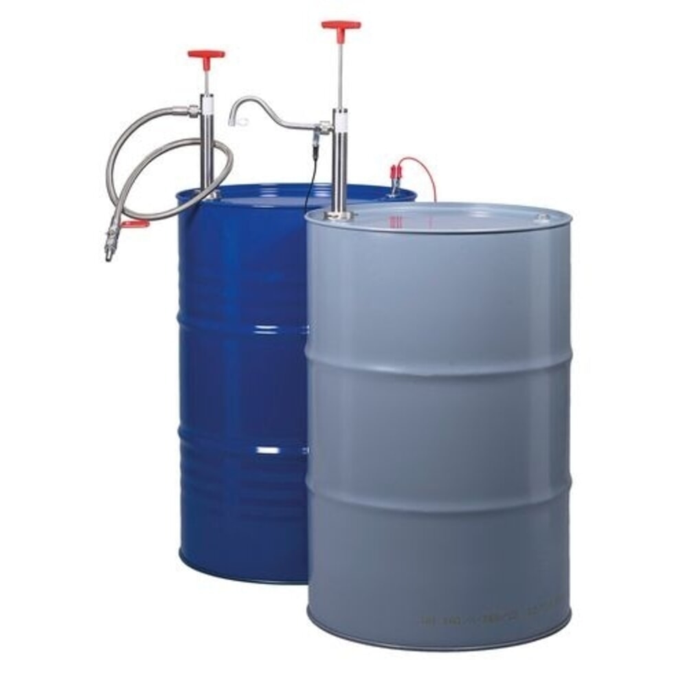 Produktabbildung Nr. 2: Denios Fasspumpe aus Edelstahl, mit Auslaufbogen, 910 mm Tauchtiefe