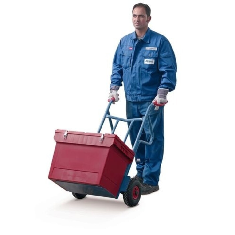 Produktabbildung Nr. 2: Denios Mehrweg-Sicherheitsbehälter für Gefahrgut, Polypropylen, Stülpdeckel + Metall-Clipverschl., 18 l