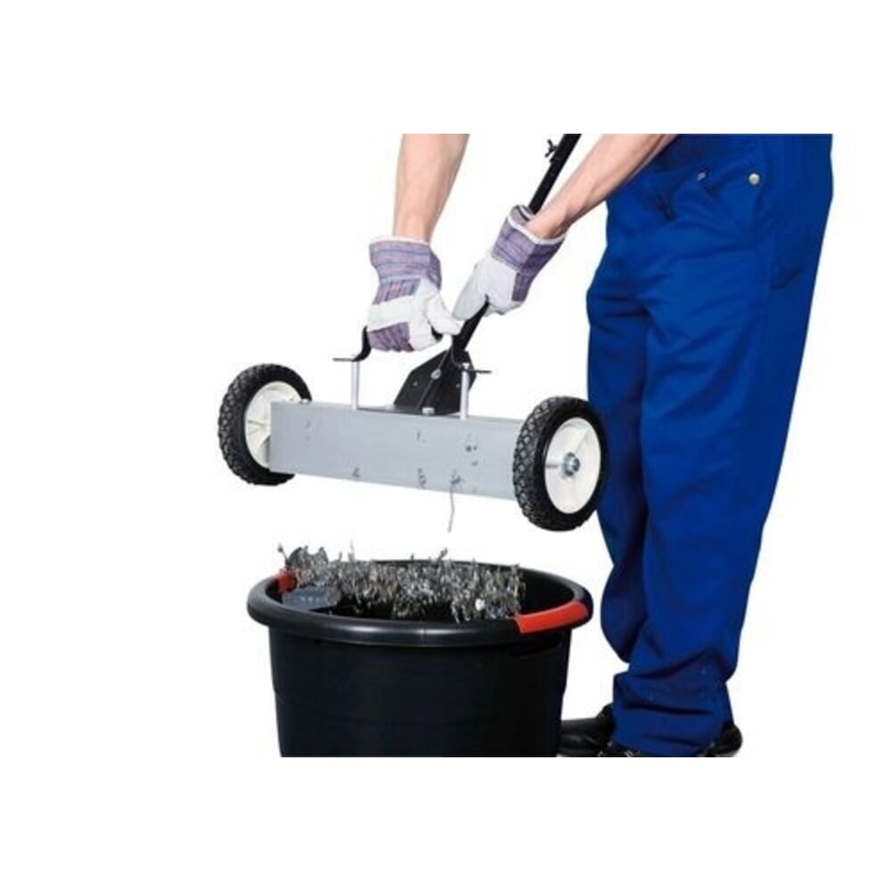 Produktabbildung Nr. 2: Denios Magnetbesen, Teleskopstiel, verstellbare Kehrhöhe, Kehrbreite 455 mm