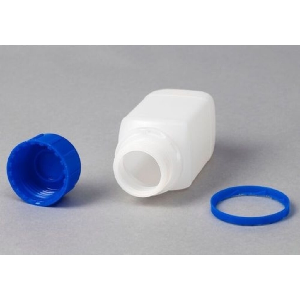 Produktabbildung Nr. 2: Denios Weithalsflaschen aus HDPE, eckig, natur-transparent, 1500 ml, UN, 6 Stück