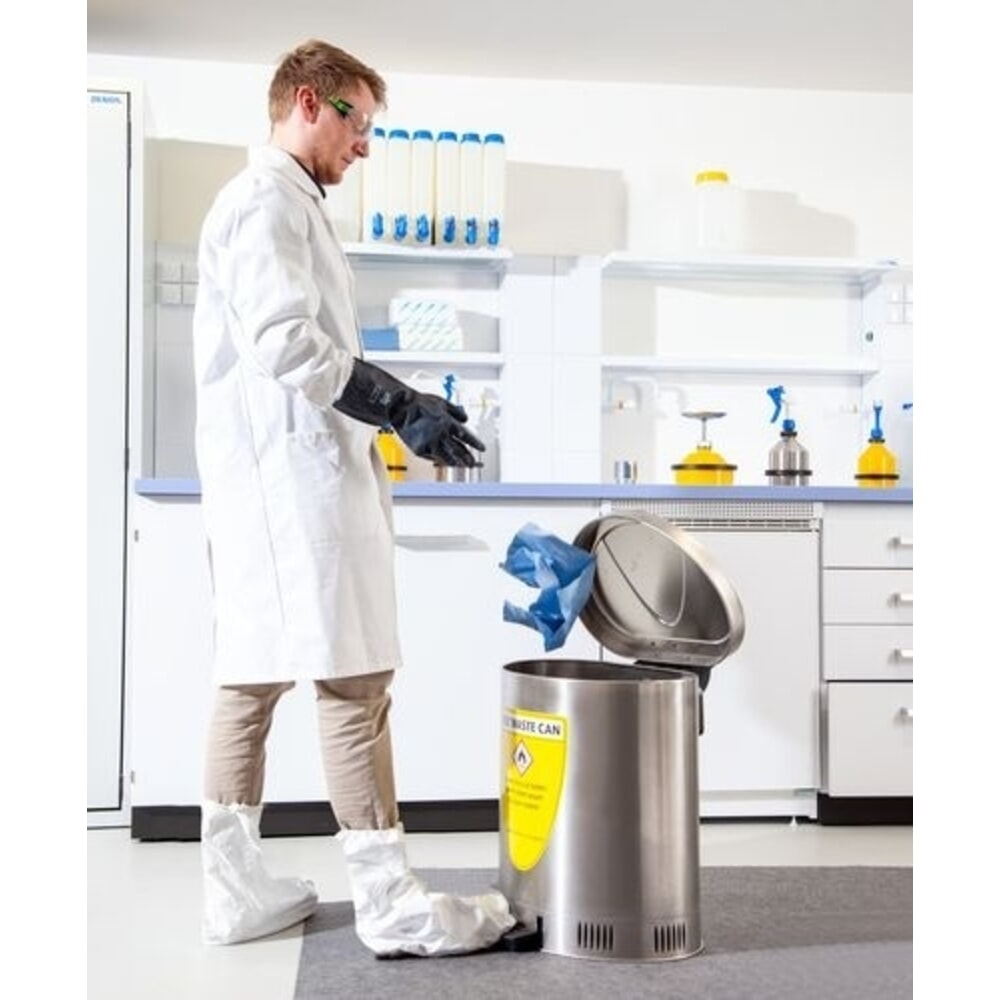 Produktabbildung Nr. 4: Denios Sicherheitsabfallbehälter, aus Edelstahl, mit Deckeldämpfung, 50 l Volumen