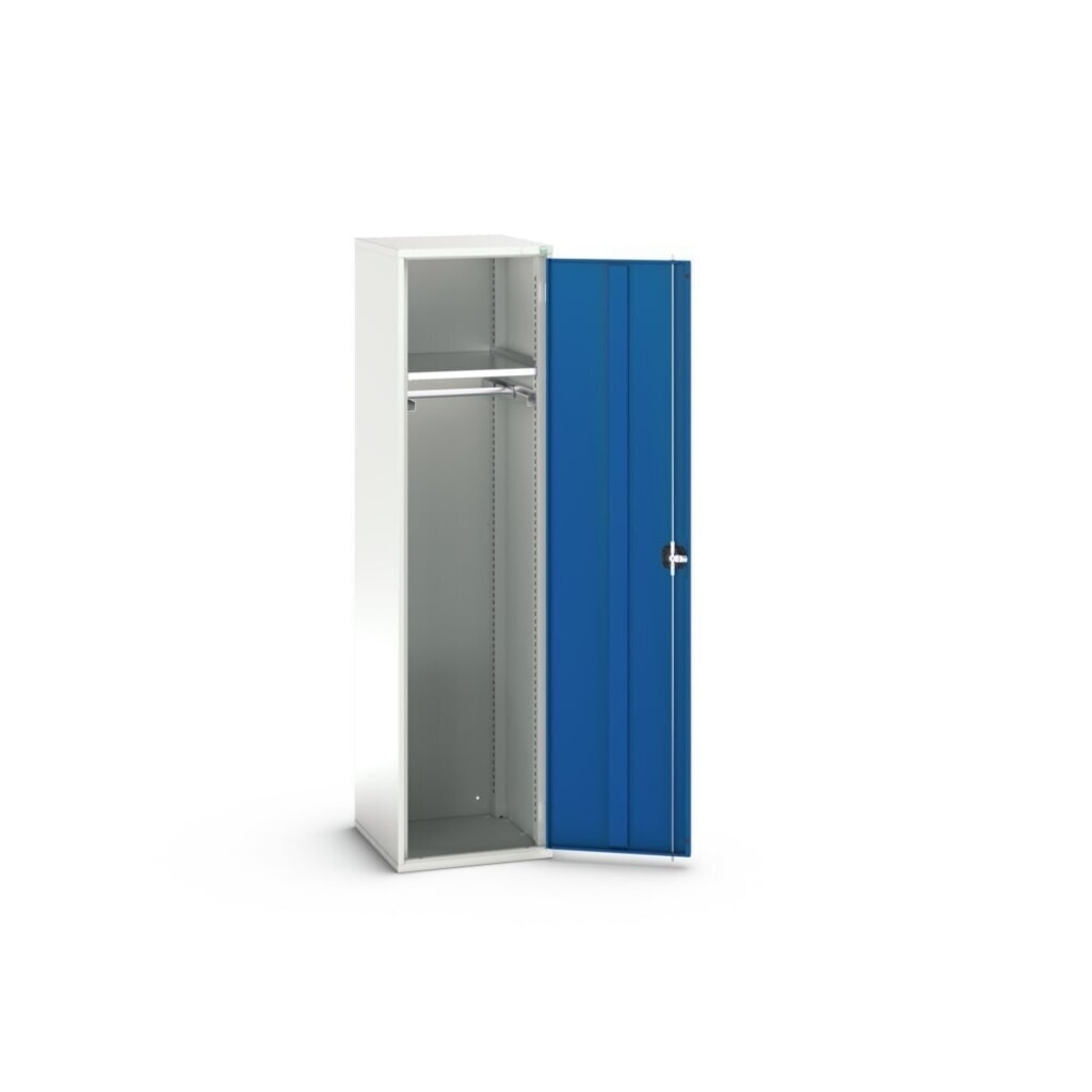 bott verso Kleiderspind, mit 1 Fachboden und 1 Kleiderstange, BxTxH: 525 mm x 550 mm x 2000 mm Produktabbildung Nr. 3: bott verso Kleiderspind, mit 1 Fachboden und 1 Kleiderstange, BxTxH: 525 mm x 550 mm x 2000 mm