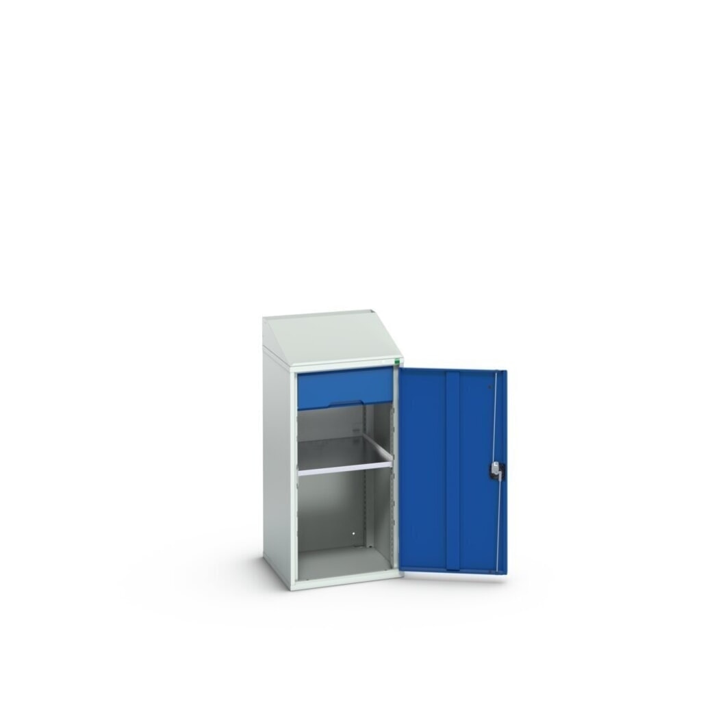 bott verso Pultschrank, mit 1 Fachboden und 1 Schublade, BxTxH: 525 x 550 x 1130 mm Produktabbildung Nr. 2: bott verso Pultschrank, mit 1 Fachboden und 1 Schublade, BxTxH: 525 x 550 x 1130 mm
