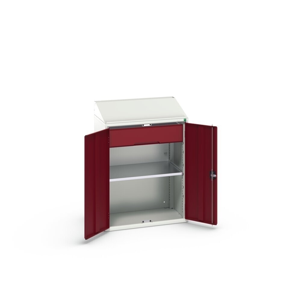 Produktabbildung Nr. 2: bott verso Pultschrank, mit 1 Fachboden und 1 Schublade, BxTxH: 800 x 550 x 1130 mm