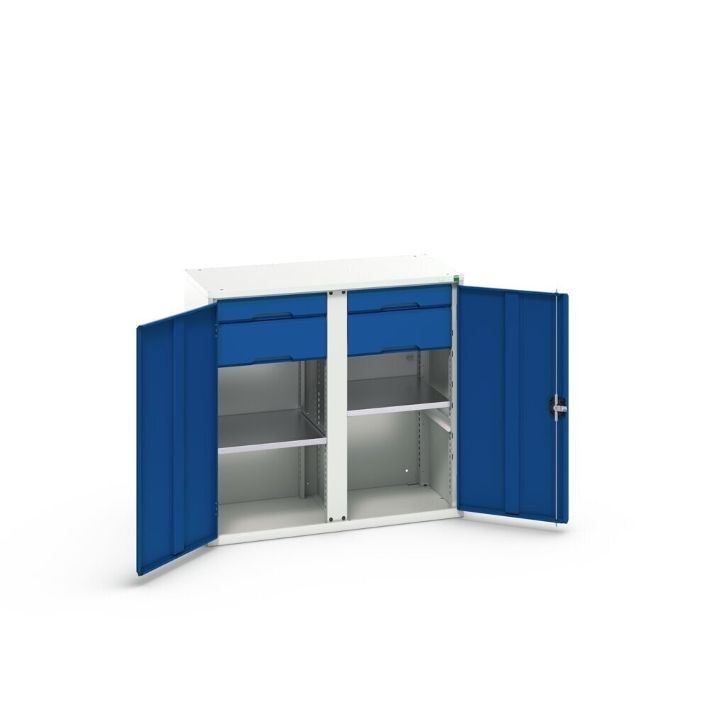 Produktabbildung Nr. 3: bott verso Beistellschrank mit Schubladen, mit 2 Fachböden und 4 Schubladen, BxTxH: 1050 x 550 x 1000 mm